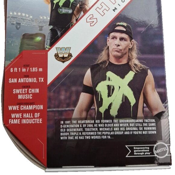 New in Box WWE Legends Ultimate Edition DX Shawn Michaels 6 in Action Figure - Picture 7 of 10